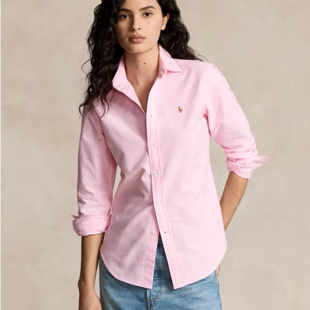 Ralph Lauren Pink Button-Up Shirt